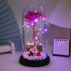 Hot LED Enchanted Galaxy Rose Eternal Beauty And The Beast Rose With - ZAAPLI