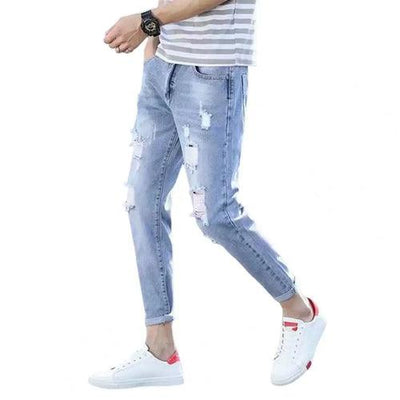 Trendy Denim Pants - ZAAPLI