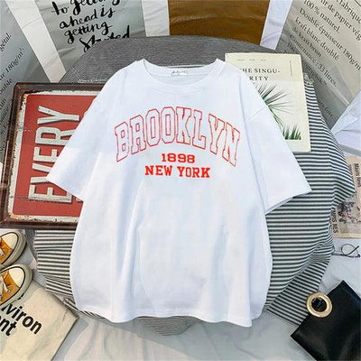 Women T-Shirt New York Print - ZAAPLI