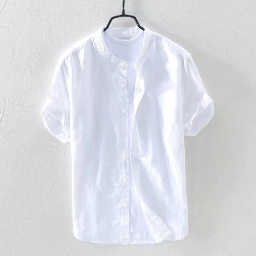 Linen Shirt Loose Tops - ZAAPLI