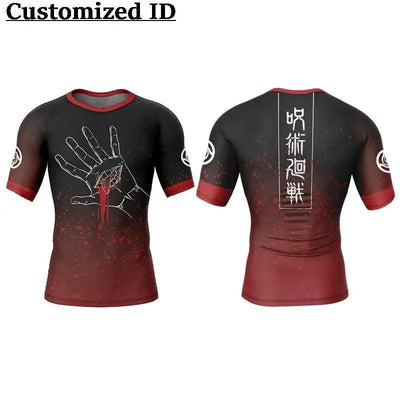 Jujutsu Kaisen 3D Print Compression Shirts - ZAAPLI