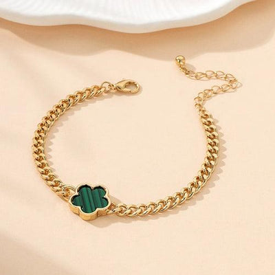 Five Leaf Flower Necklace - ZAAPLI