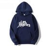 Unisex Los Angeles Print Hoody Sweatshirts - ZAAPLI