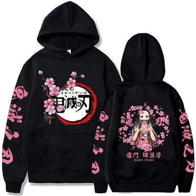 Anime Hoodie Mens Fashion Warm Sweatshirt Graphical Printed Hip Hop - ZAAPLI