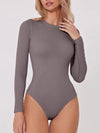 Elegant Basic Long Sleeve Bodysuits - ZAAPLI