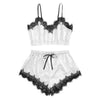 Sexy Lingerie Lace Satin Pajama Sets - ZAAPLI