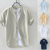 Linen Shirt Loose Tops - ZAAPLI