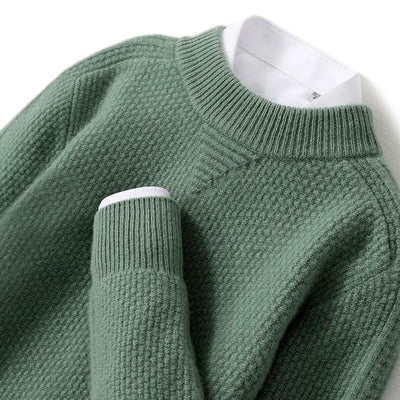 Winter Rhombus Cashmere Sweater Men - ZAAPLI