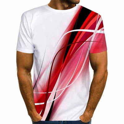 Men's Sports Loose Summer Short-sleeved T-shirt - ZAAPLI