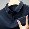 Men's New Lapel Long Sleeve Top T-shirt - ZAAPLI