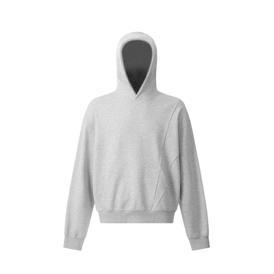 Gray Hooded Sweater Trendy All-matching - ZAAPLI