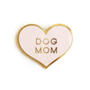 Dog Mom Pink Heart Enamel Pin - ZAAPLI