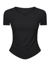 Millennia Notched Short Sleeve Active T-Shirt