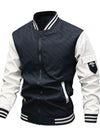 Jacket Men's Jacket Casual Stand Collar Trendy Brand Fashion Baseball Uniform Men's Youth Jacket Hollow Out - ZAAPLI