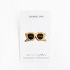 Girl Boss Pink Sunglasses Enamel Pin - ZAAPLI